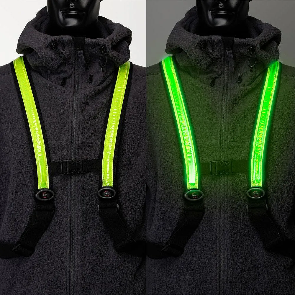 Easypix StreetGlow LED Light Vest for Kids (S/M) - Neon Green | 65000