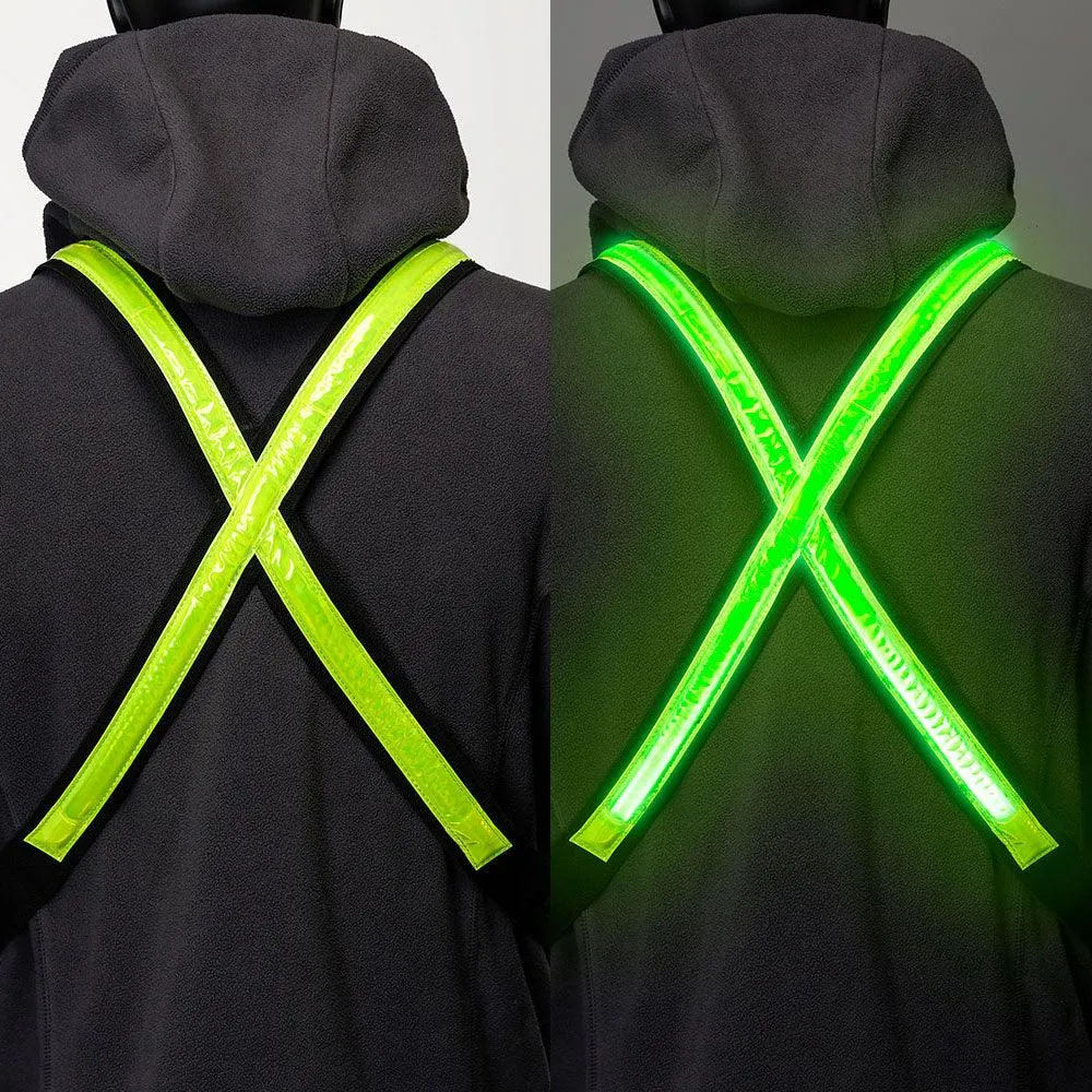 Easypix StreetGlow LED Light Vest for Kids (S/M) - Neon Green | 65000