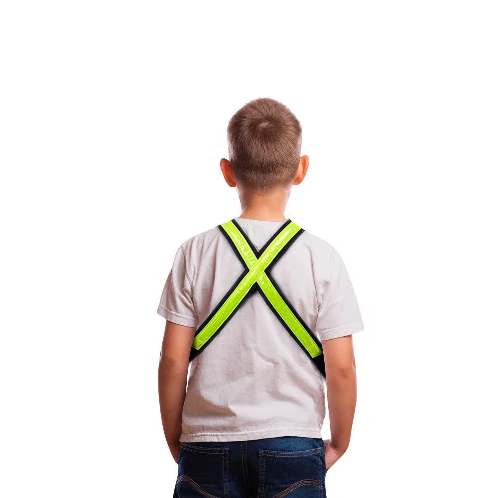 Easypix StreetGlow LED Light Vest for Kids (S/M) - Neon Green | 65000