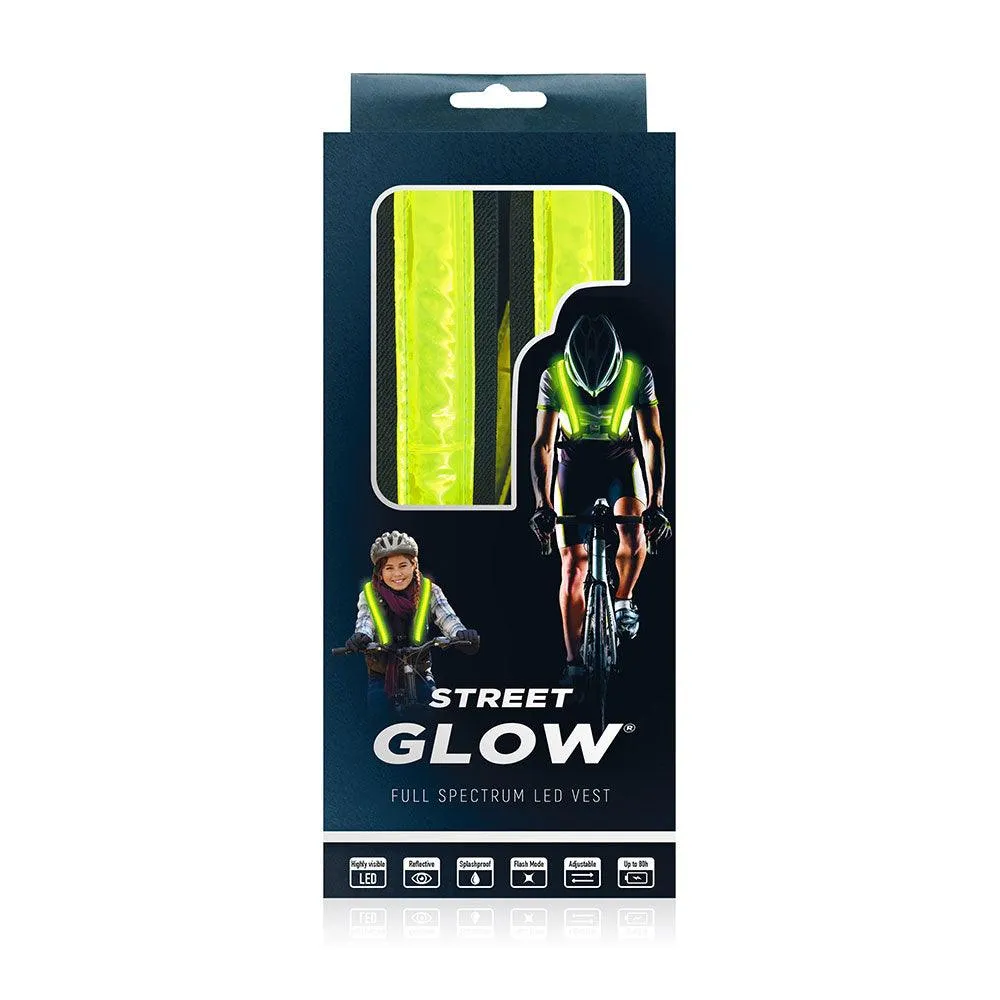 Easypix StreetGlow LED Light Vest for Kids (S/M) - Neon Green | 65000