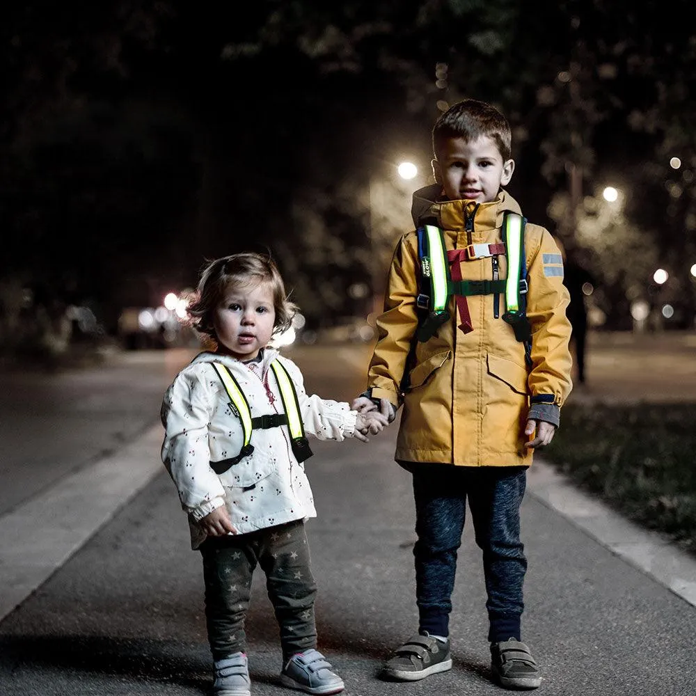 Easypix StreetGlow LED Light Vest for Kids (S/M) - Neon Green | 65000