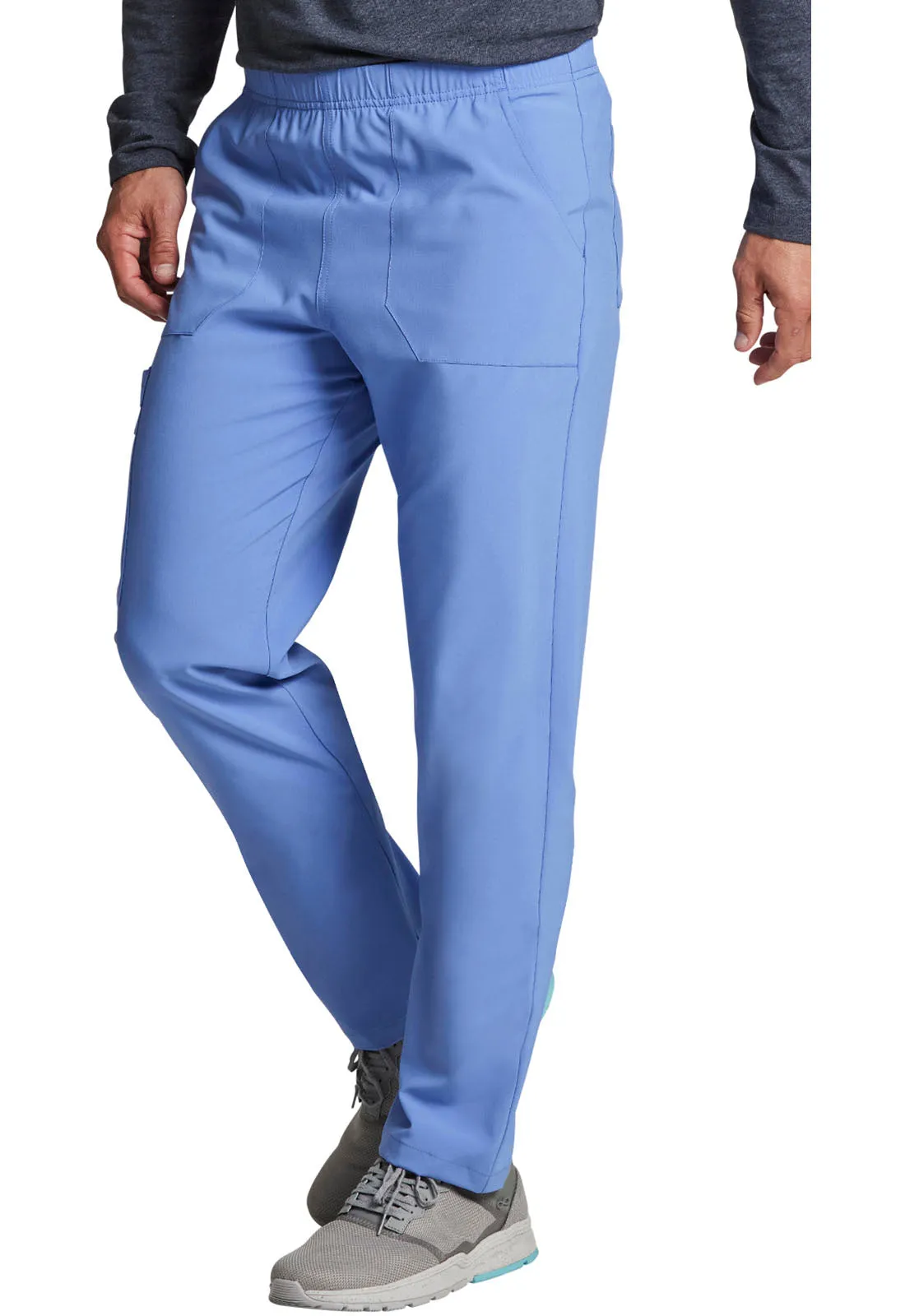 EDS Essentials DK019 Unisex Natural Rise Tapered Leg Pants Ciel