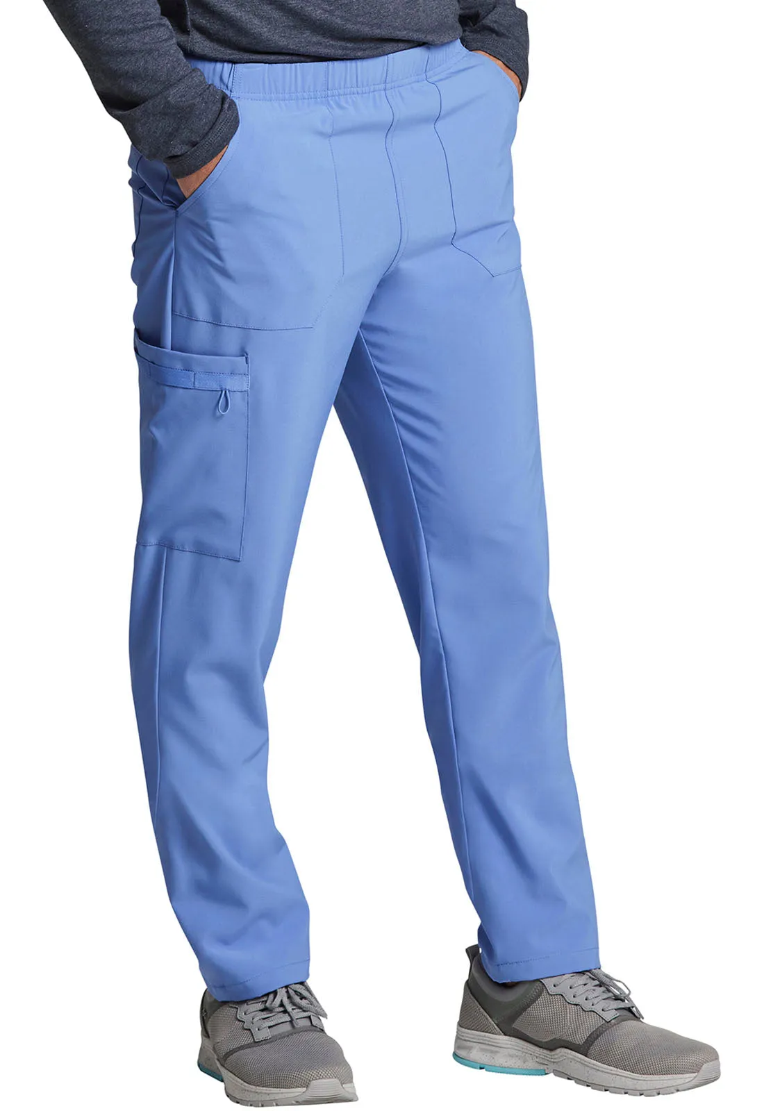 EDS Essentials DK019 Unisex Natural Rise Tapered Leg Pants Ciel