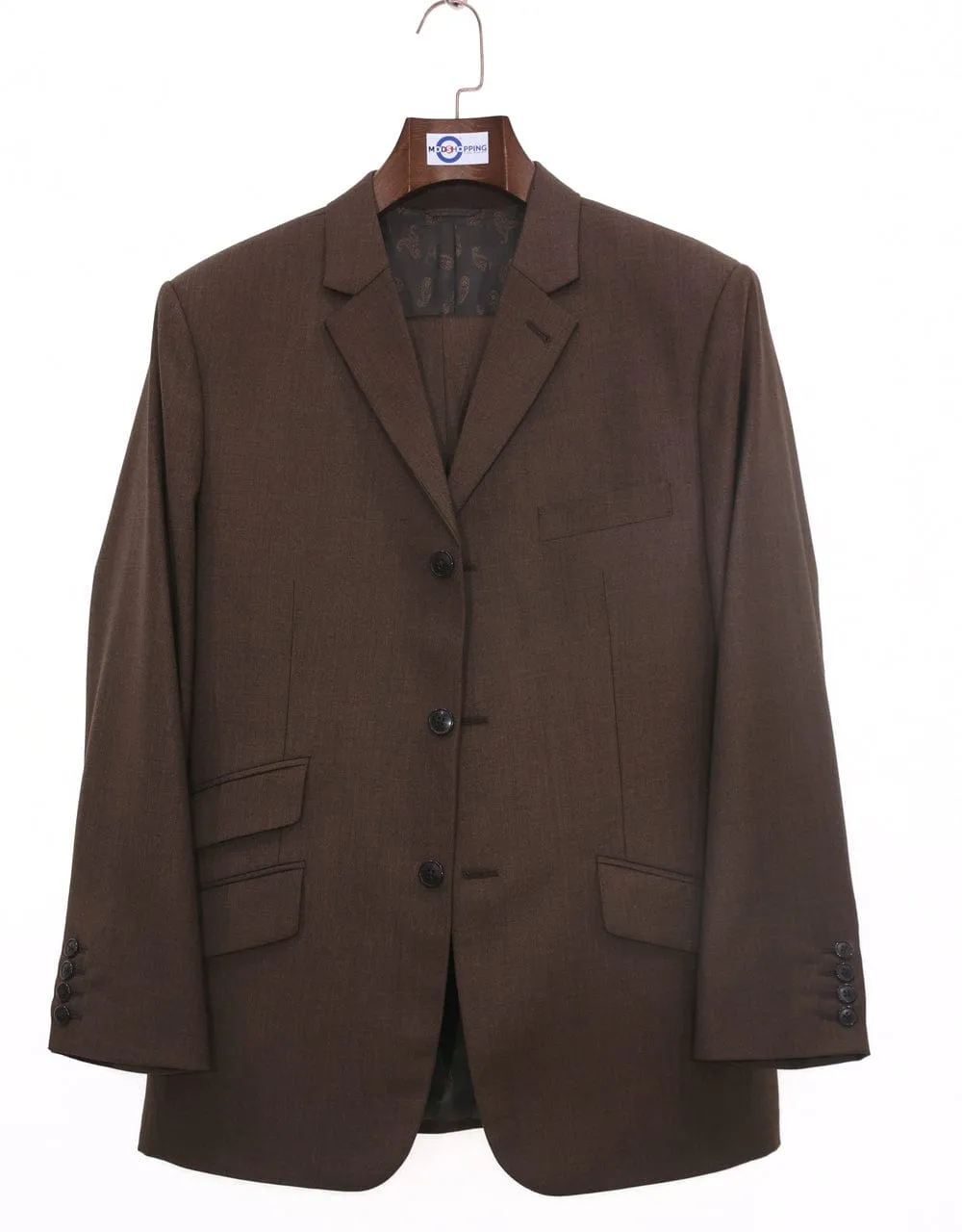 Essential Brown Wedding Suit