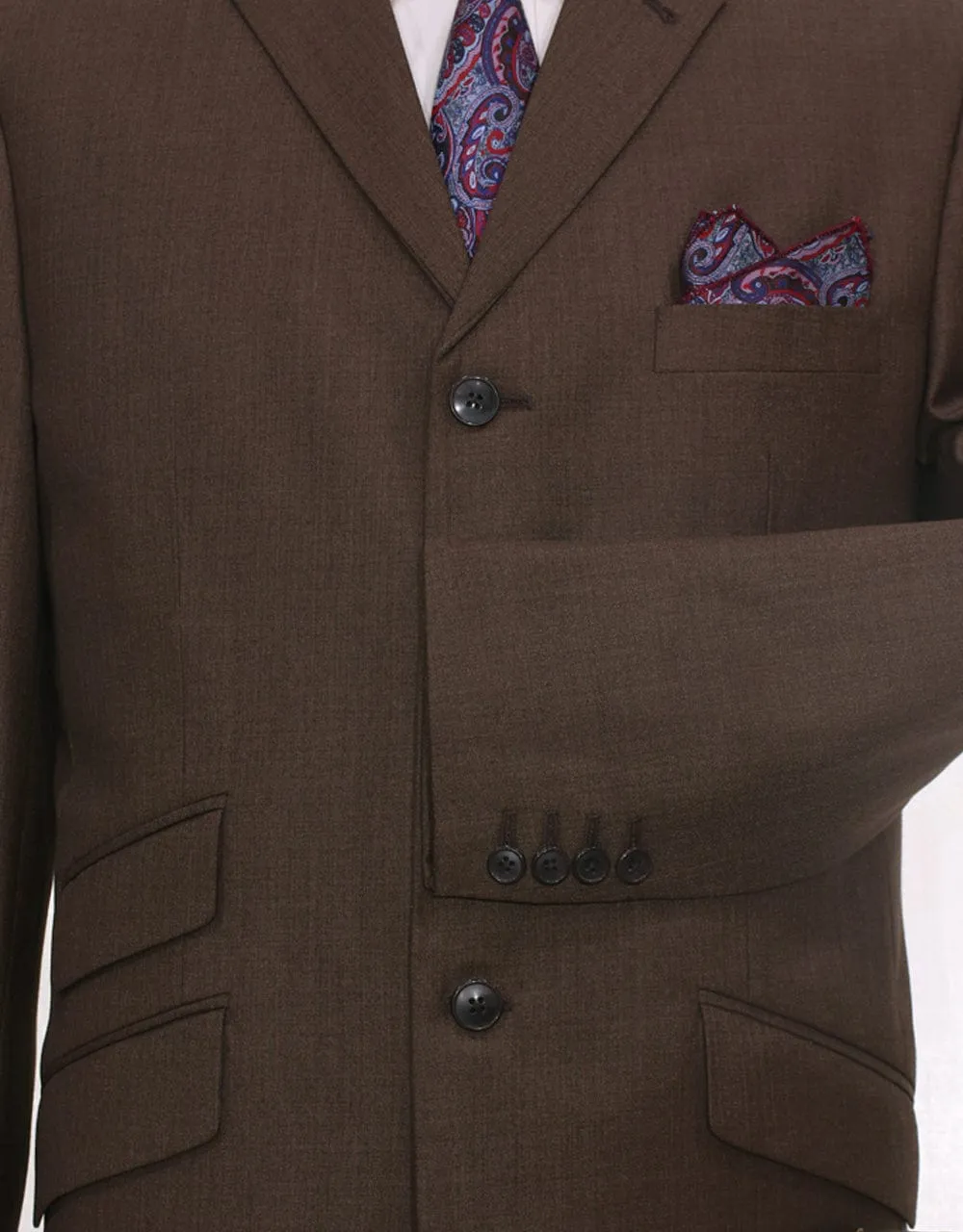 Essential Brown Wedding Suit