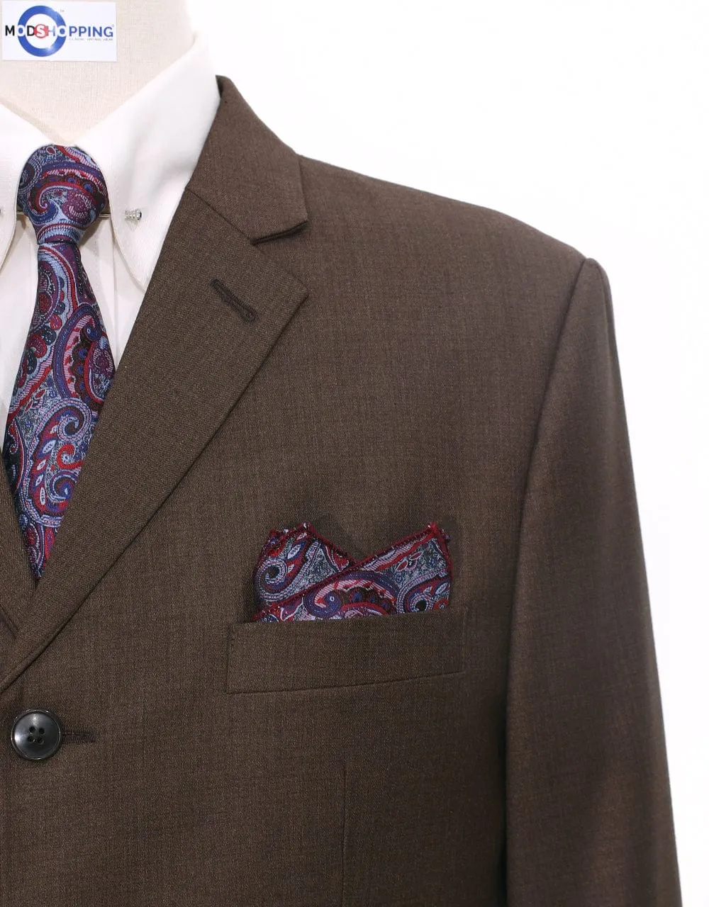 Essential Brown Wedding Suit