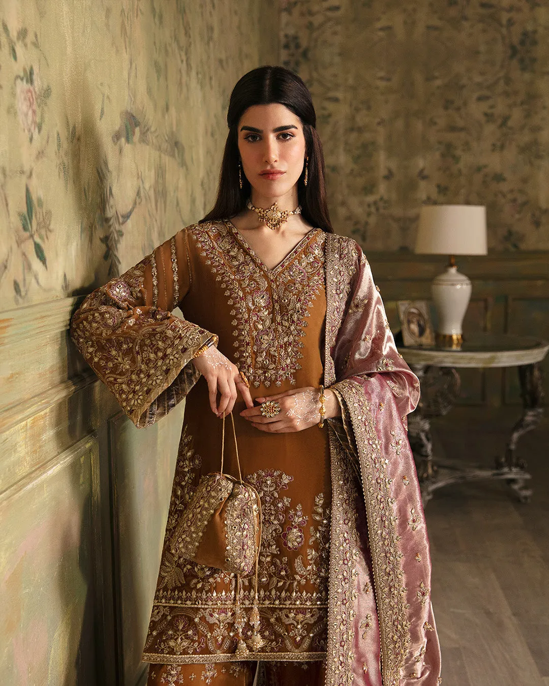 Faiza Saqlain | Manaar - Velvet Collection '23 | LAMEES