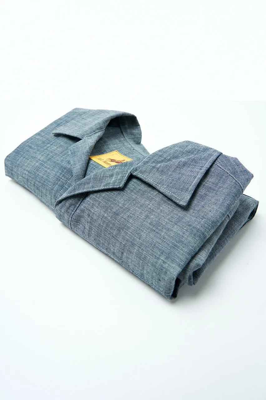 Fatboy Clothing "Philip's Cafe" Chambray Short Sleeve Shirt