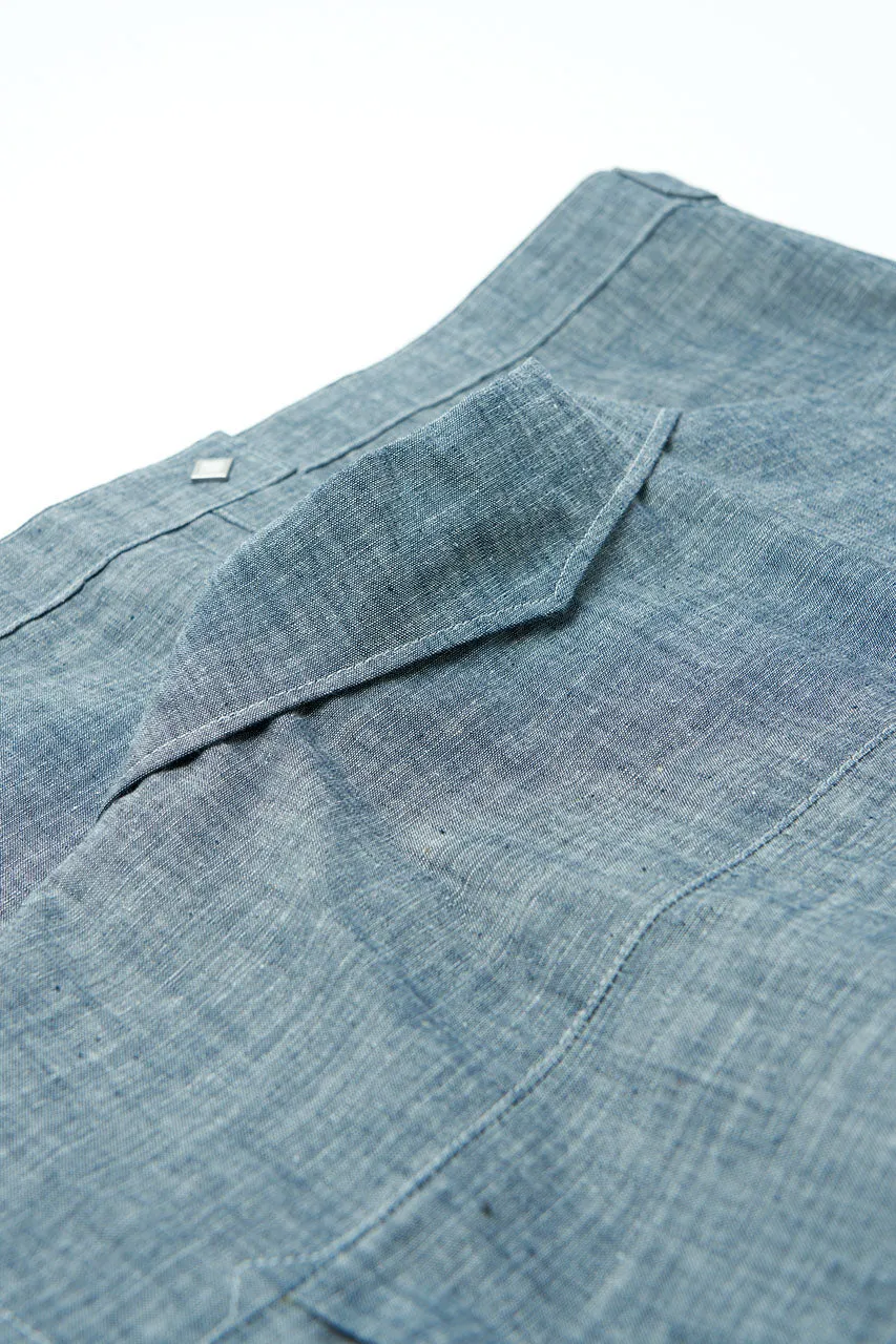 Fatboy Clothing "Philip's Cafe" Chambray Short Sleeve Shirt