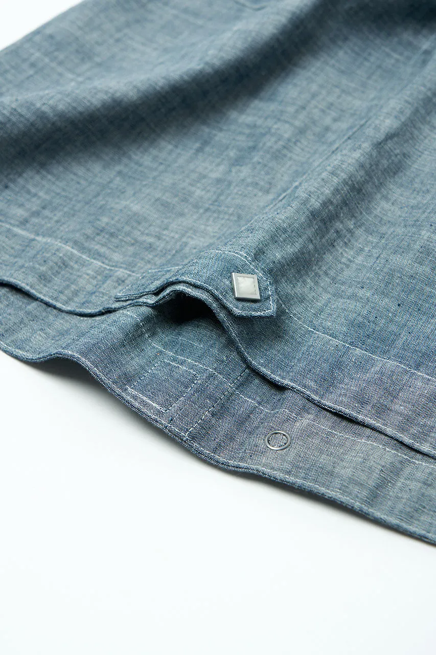 Fatboy Clothing "Philip's Cafe" Chambray Short Sleeve Shirt