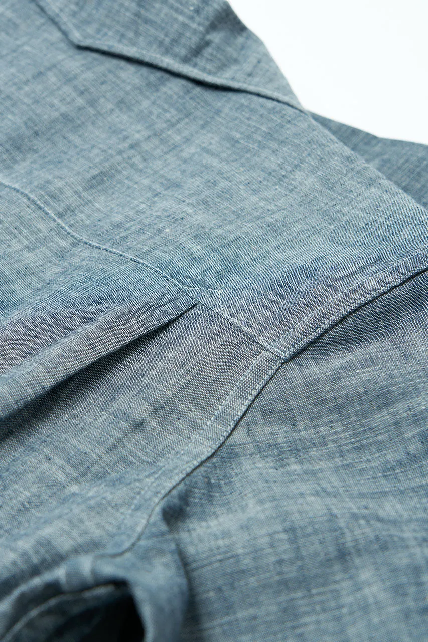 Fatboy Clothing "Philip's Cafe" Chambray Short Sleeve Shirt
