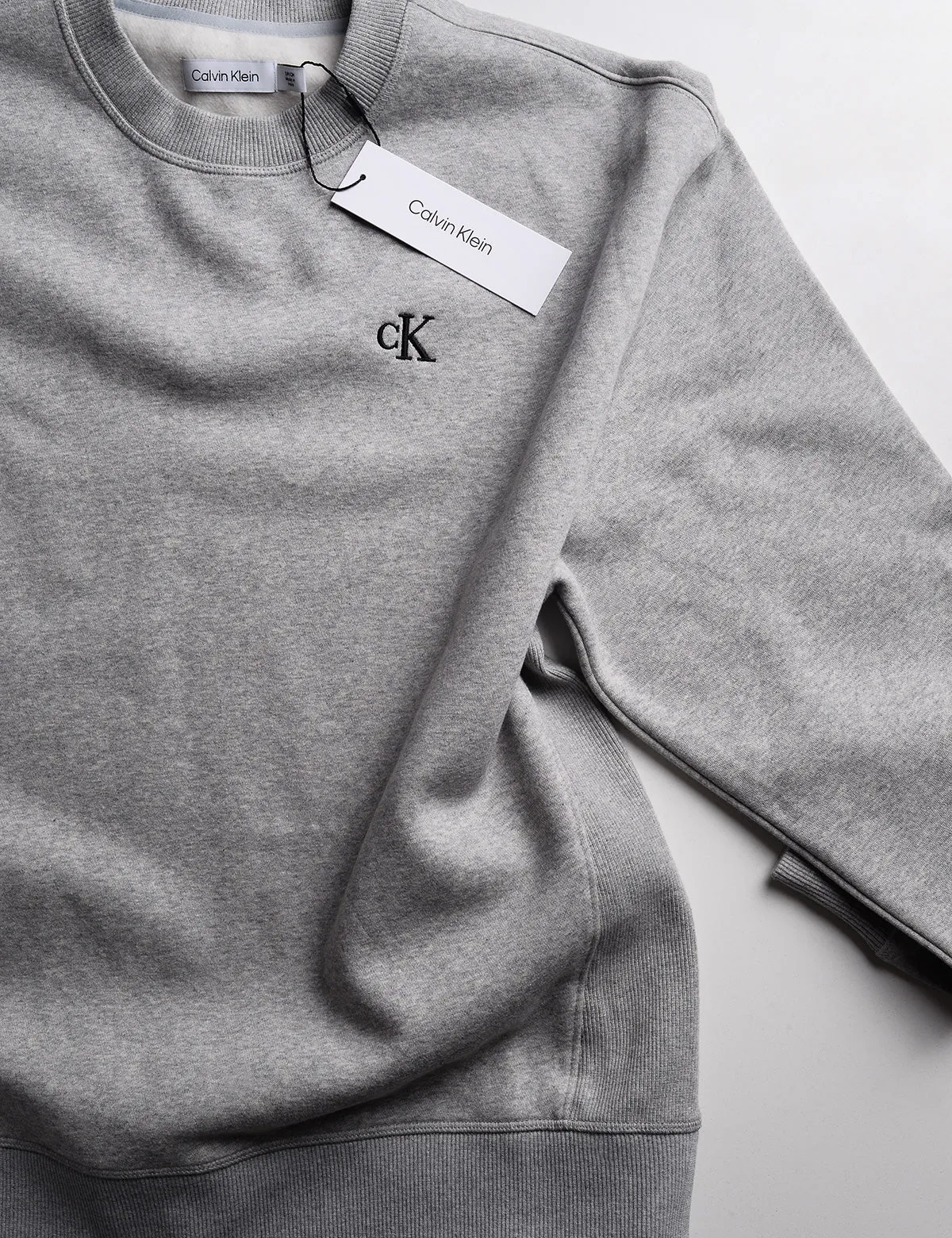 FINAL SALE: Archive Logo Fleece Crewneck - Heroic Heather Gray