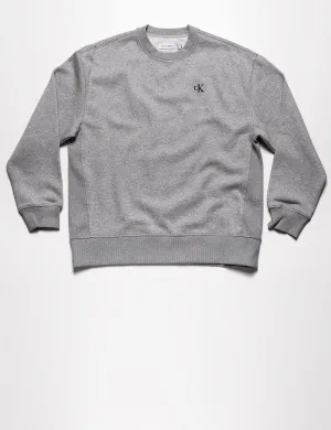 FINAL SALE: Archive Logo Fleece Crewneck - Heroic Heather Gray