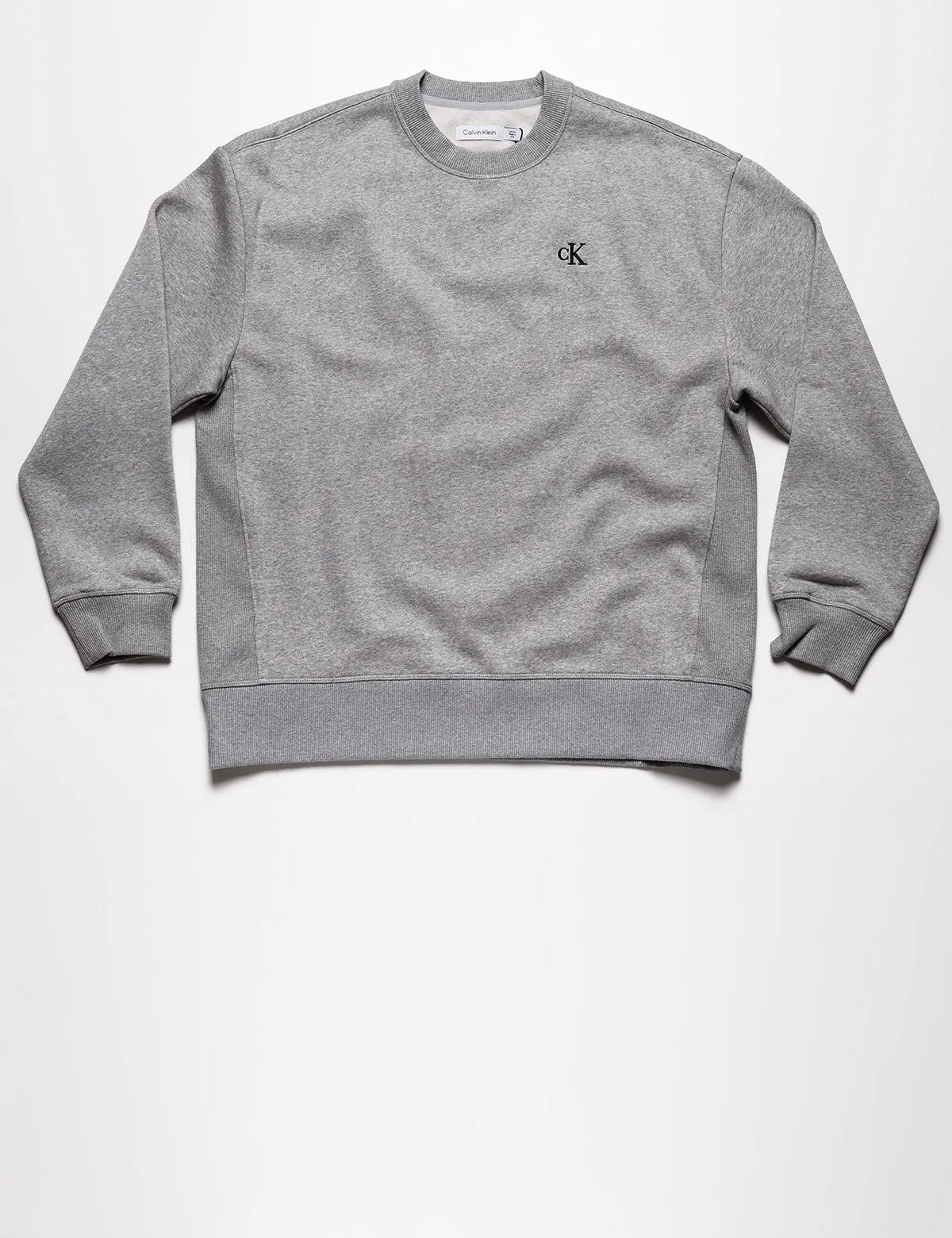 FINAL SALE: Archive Logo Fleece Crewneck - Heroic Heather Gray