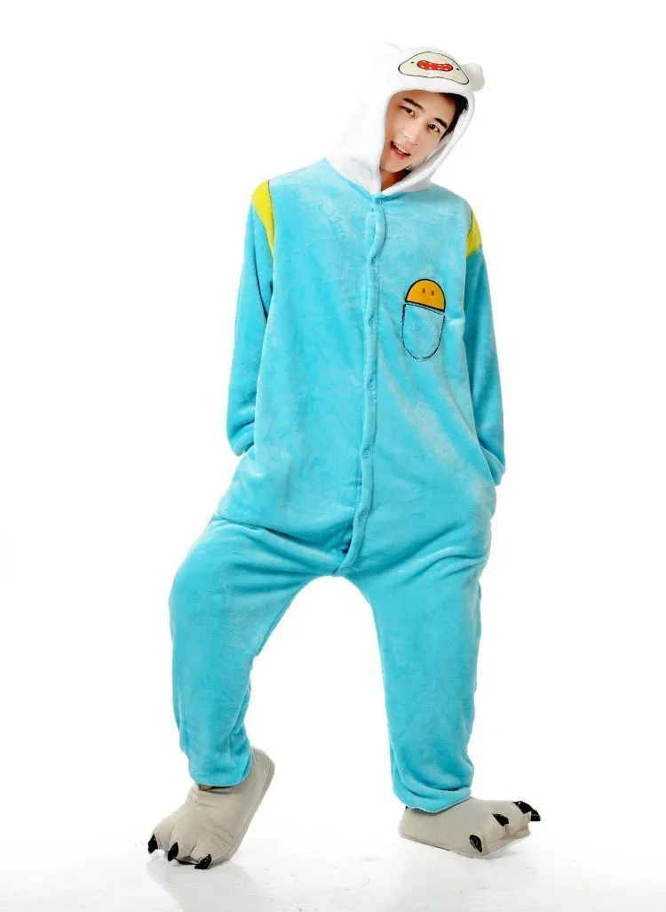 Finn Jake Adventure Time Animal Kigurumi Onesies Pajamas