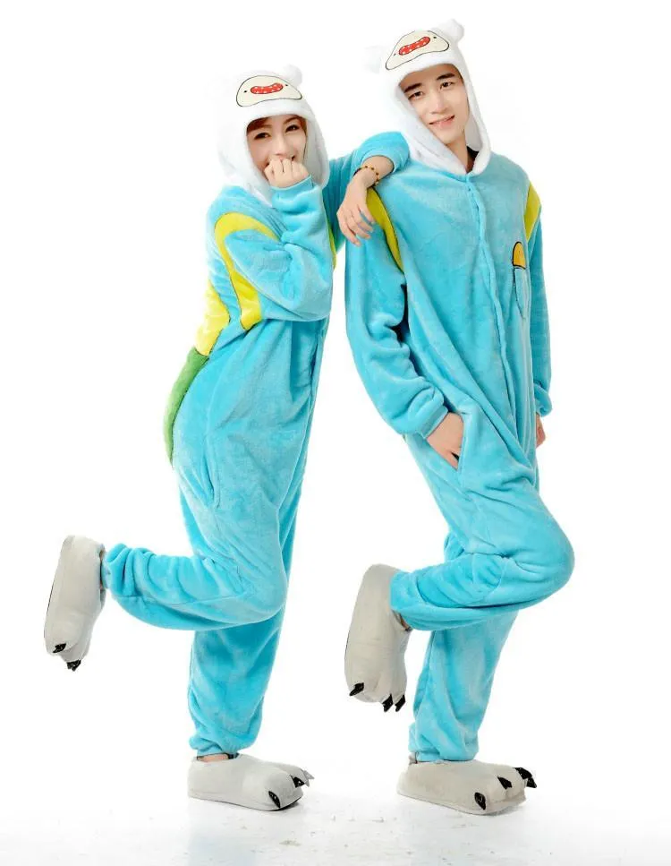 Finn Jake Adventure Time Animal Kigurumi Onesies Pajamas