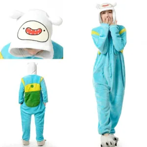 Finn Jake Adventure Time Animal Kigurumi Onesies Pajamas