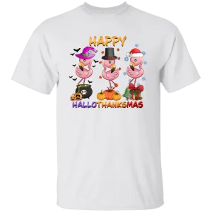 Flamingo HalloThanksMas T-Shirt