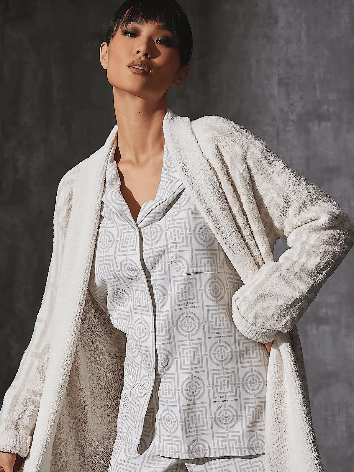 Flannel Infinity Notch Pajama ::RET