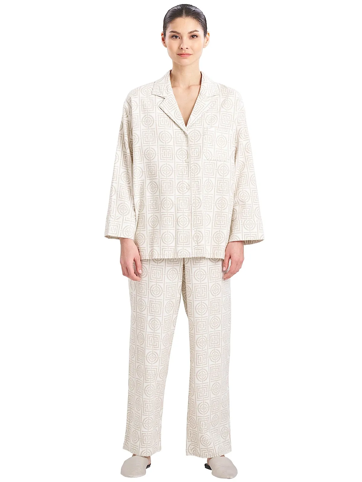 Flannel Infinity Notch Pajama ::RET
