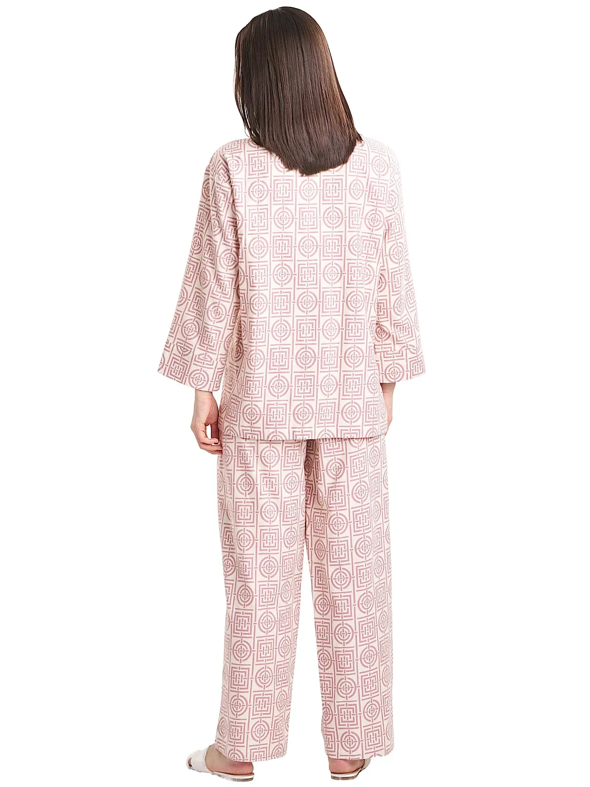 Flannel Infinity Notch Pajama Set