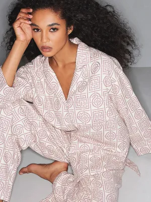 Flannel Infinity Notch Pajama Set