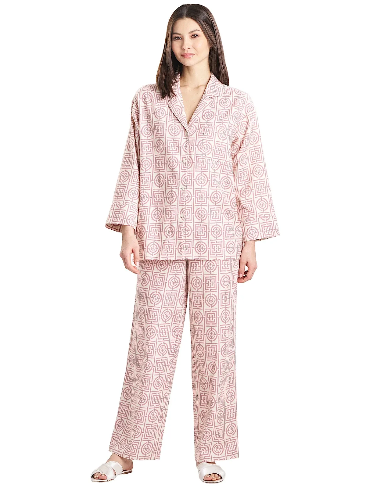 Flannel Infinity Notch Pajama Set