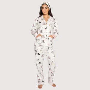 Flannel PJ Set (Ivory)