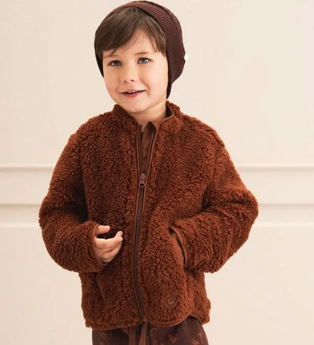 Fleece Pocket Jacket - Acorn