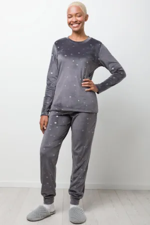 Fleece Pyjamas Dark Grey