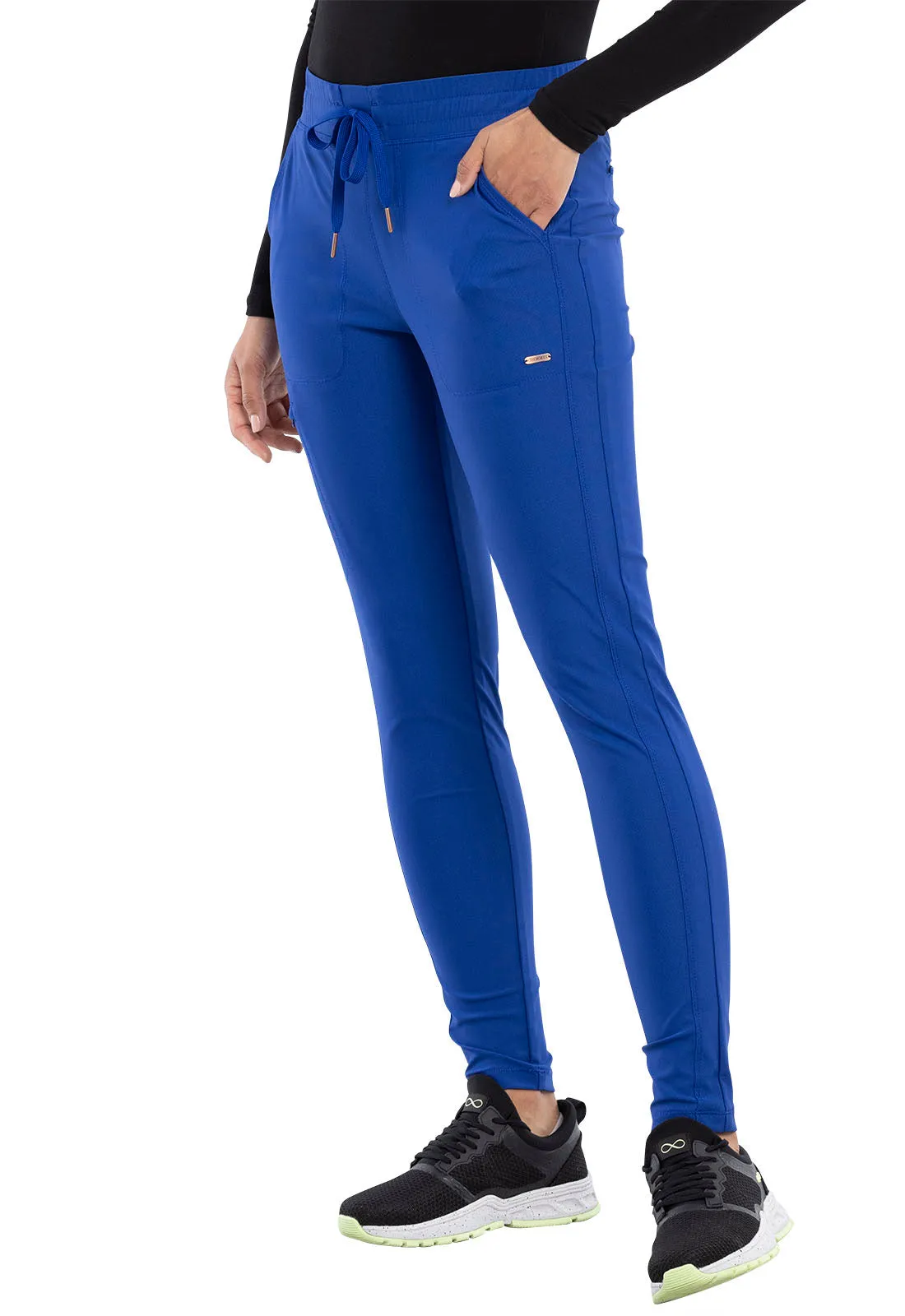 Form CK095 Mid Rise Tapered Leg Drawstring Pants Galaxy Blue