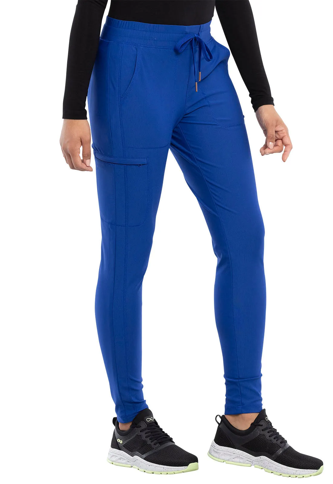 Form CK095 Mid Rise Tapered Leg Drawstring Pants Galaxy Blue