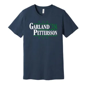 Garland & Pettersson '28 - Vancouver Hockey Political Campaign Parody T-Shirt - Hyper Than Hype Shirts