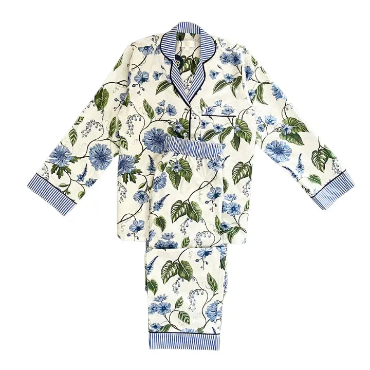 GEORGIE BLUE FLORAL PJ SET