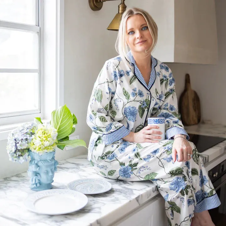 GEORGIE BLUE FLORAL PJ SET