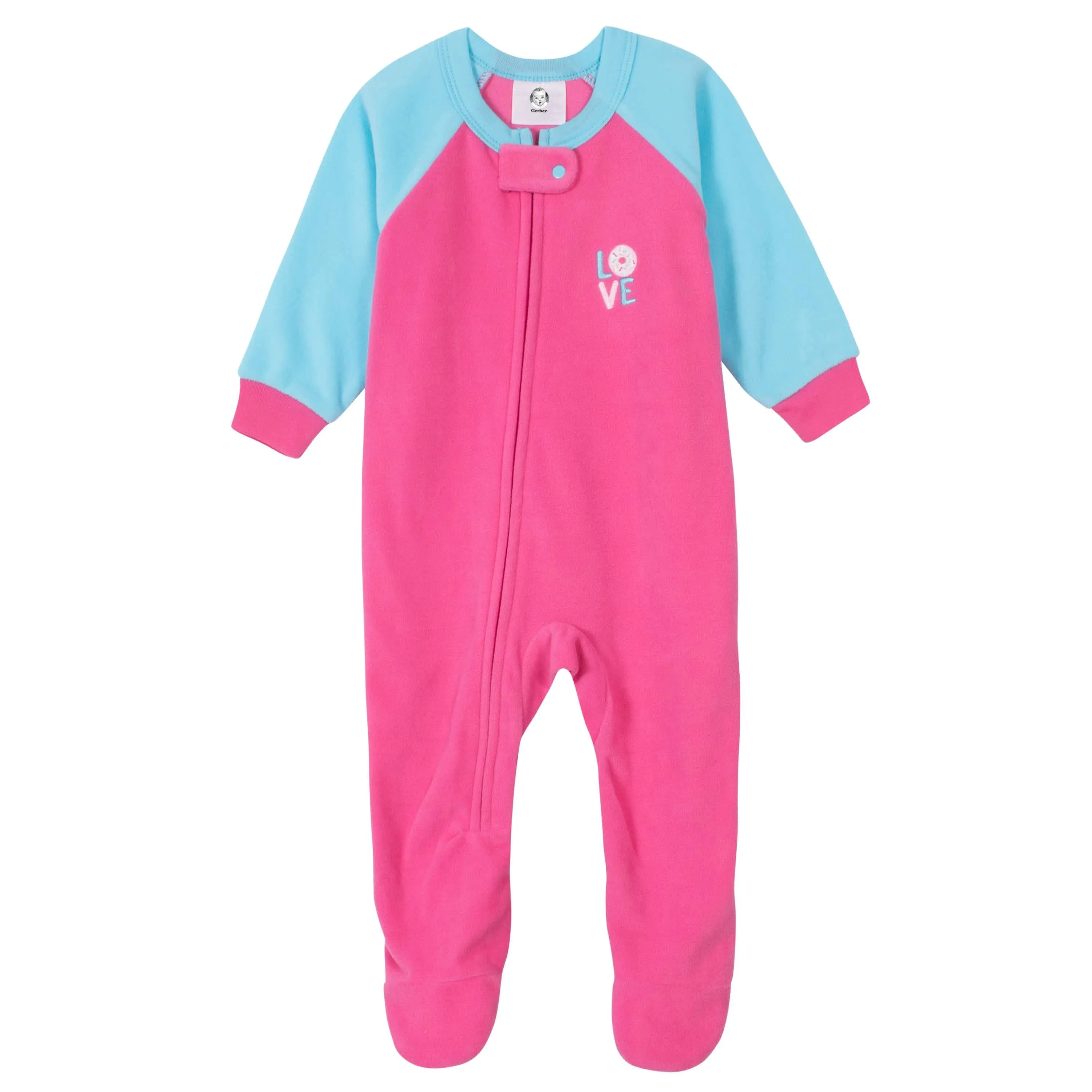 Gerber® 4-Pack Baby Girls Cupcakes & Donuts Fleece Pajamas