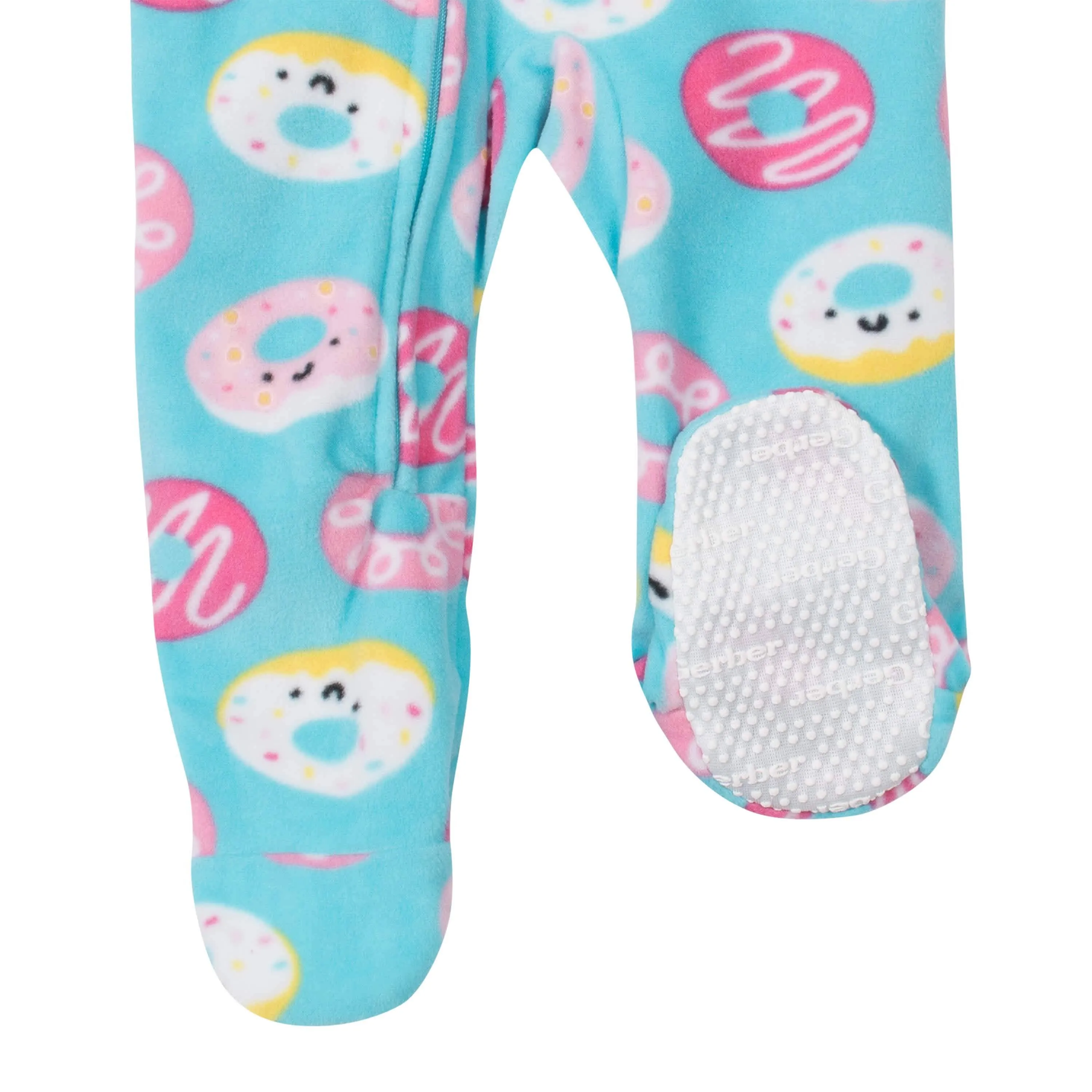 Gerber® 4-Pack Baby Girls Cupcakes & Donuts Fleece Pajamas