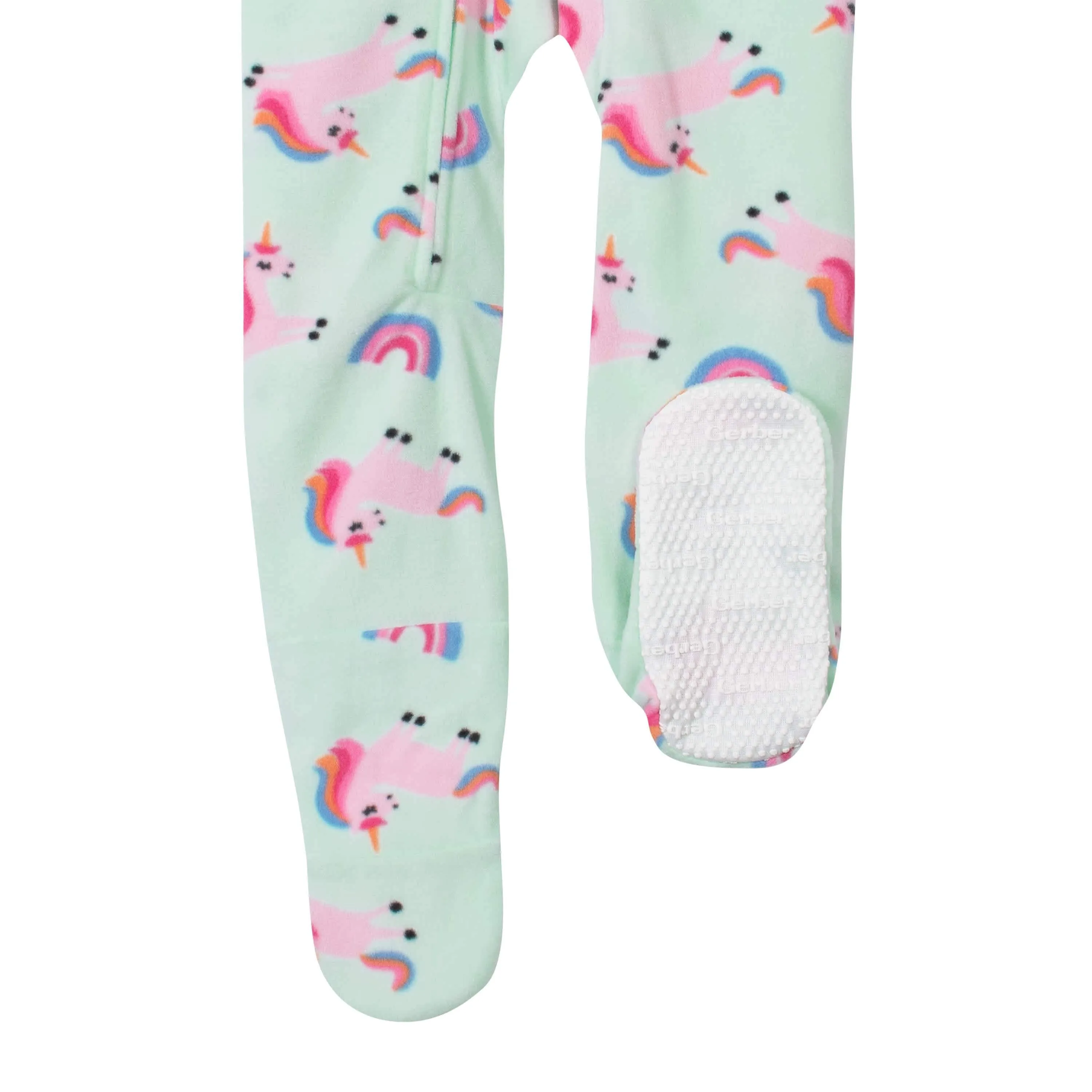 Gerber® 4-Pack Toddler Girls Cupcakes & Unicorns Fleece Pajamas