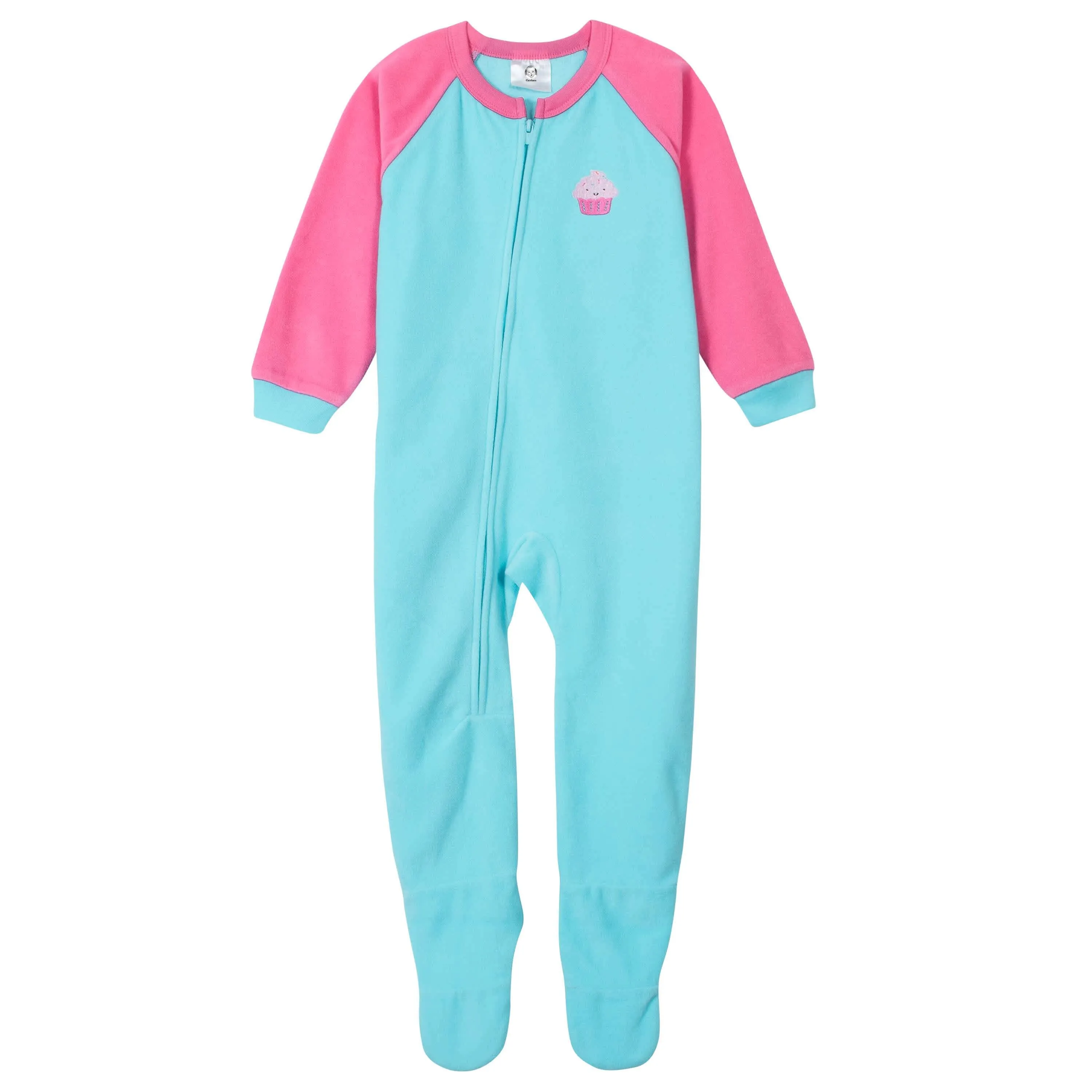 Gerber® 4-Pack Toddler Girls Cupcakes & Unicorns Fleece Pajamas