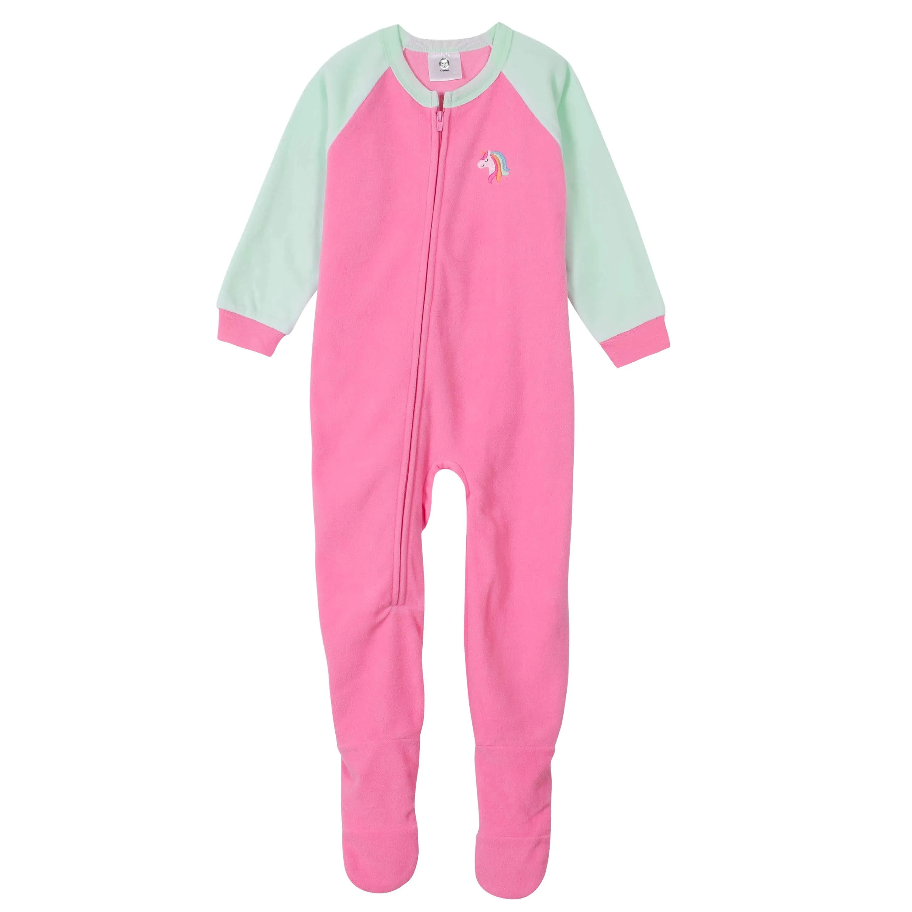 Gerber® 4-Pack Toddler Girls Cupcakes & Unicorns Fleece Pajamas