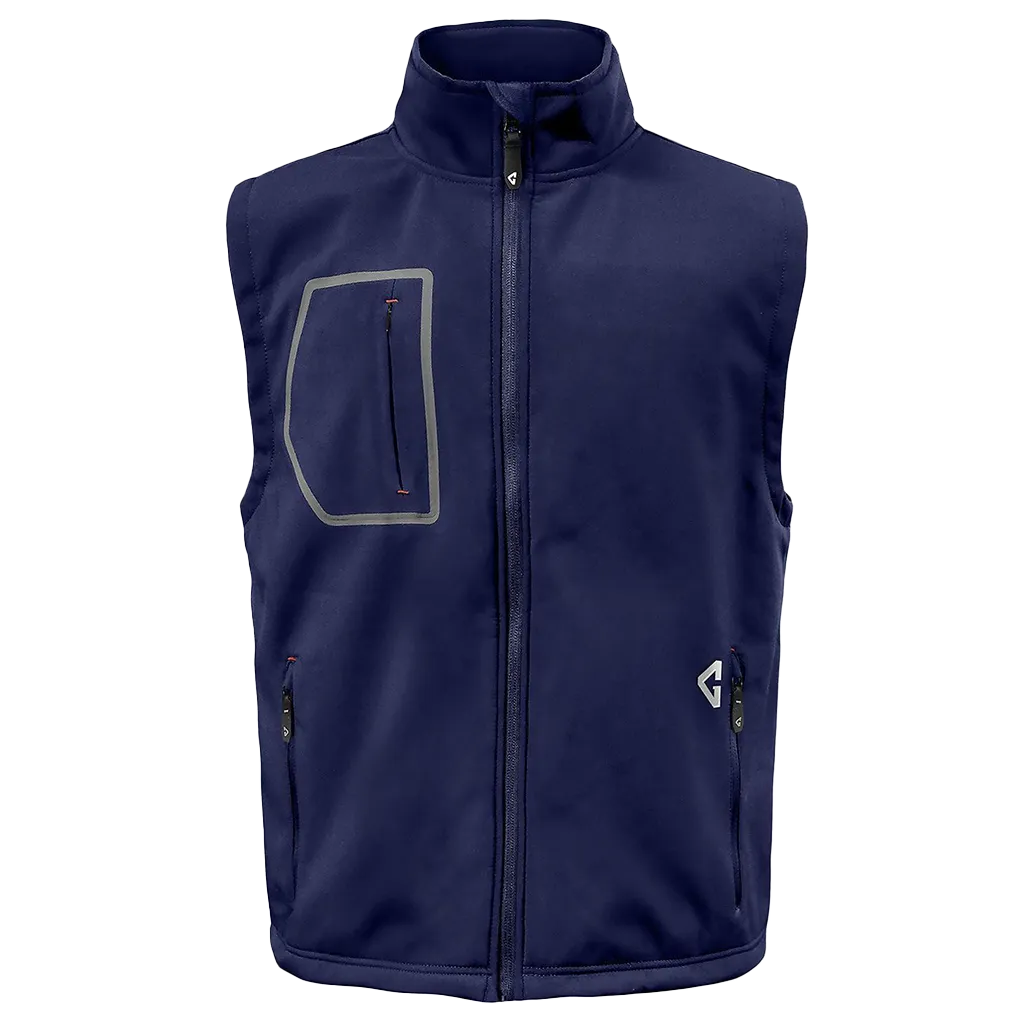 Gerbing 7V Men's Torrid Softshell Heated Vest 2.0 in Navy