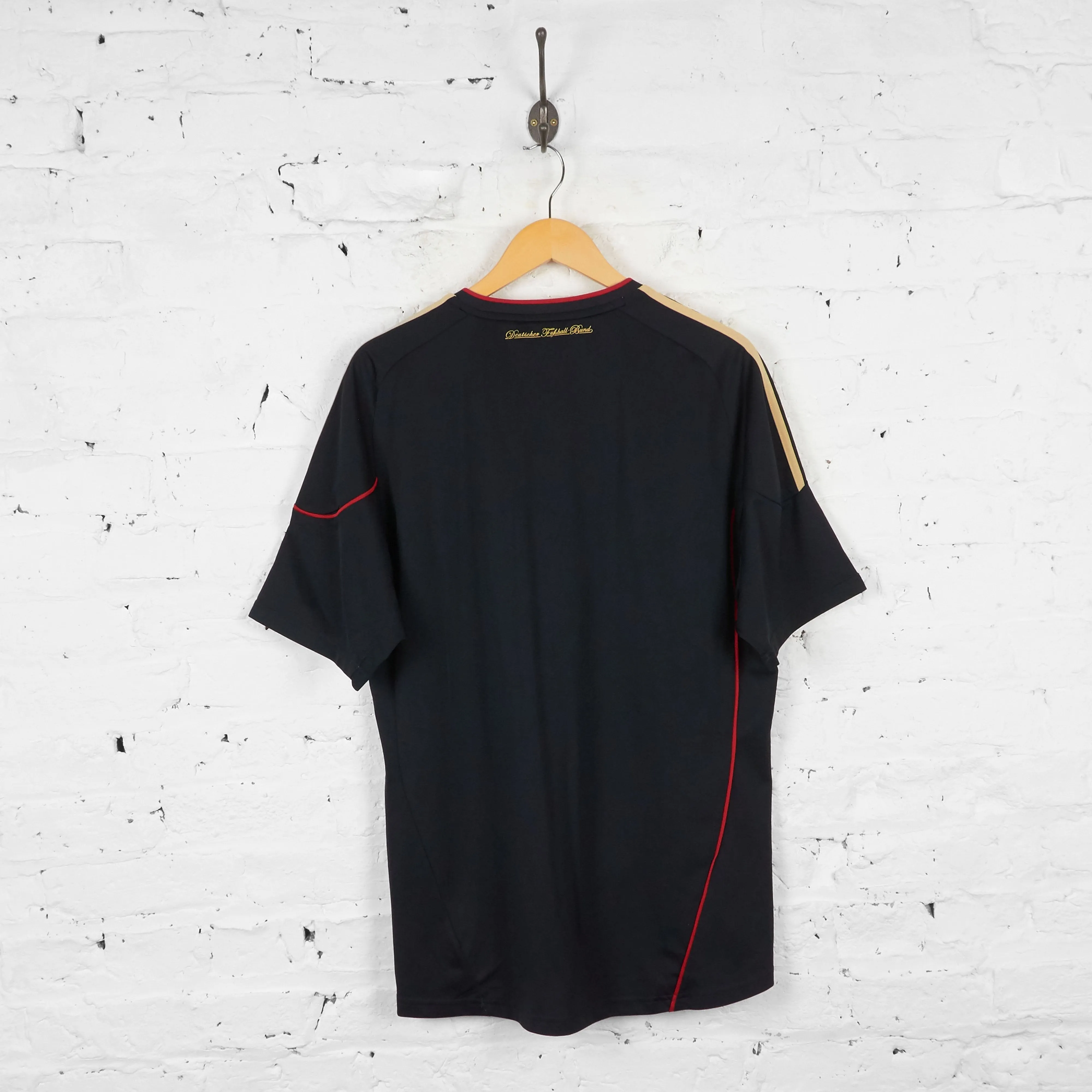 Germany 2010 Adidas Away Football Shirt - Black - L