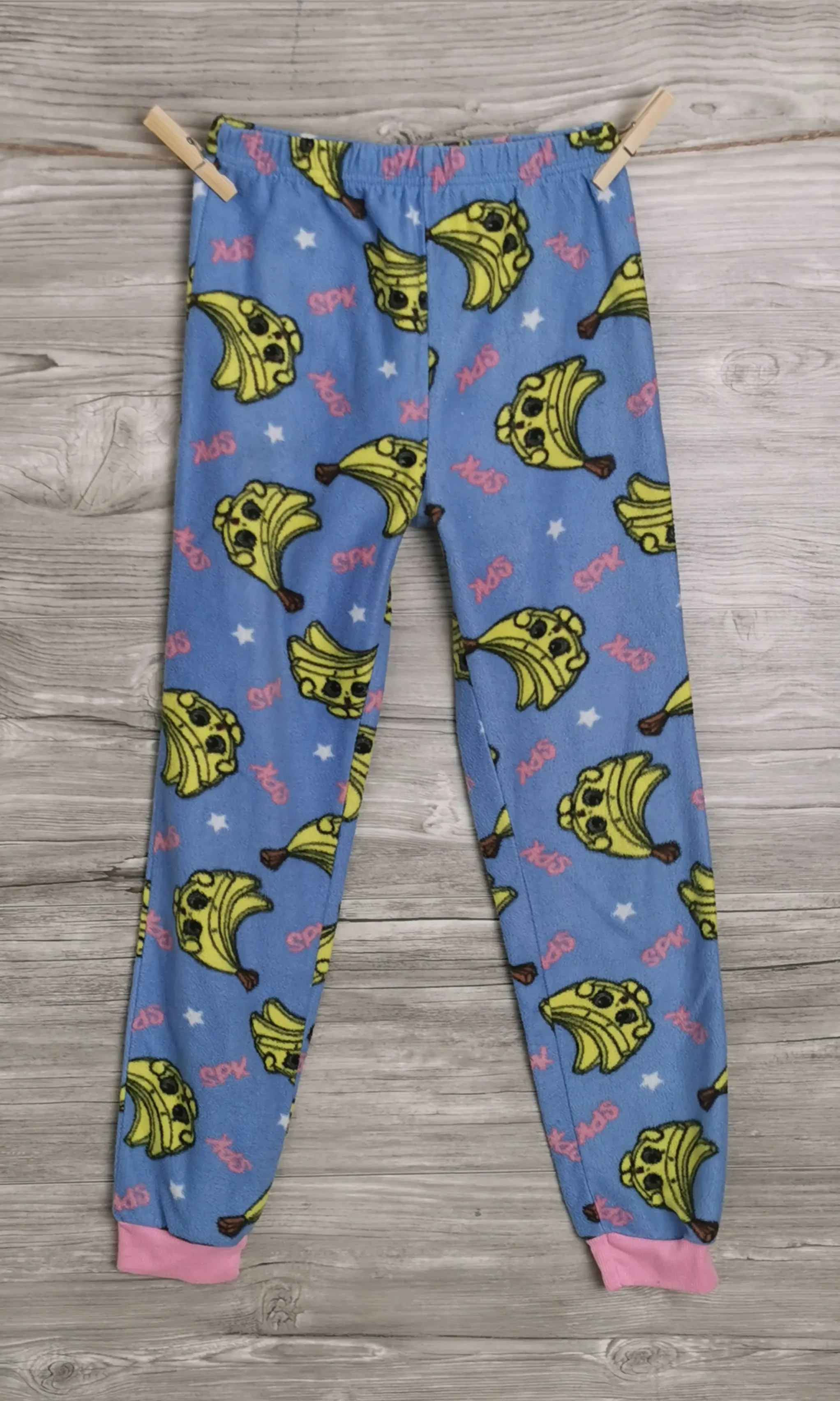 GIRL SIZE MEDIUM (7/8 YEARS) - SHOPKINS, Fleece Pajama Bottoms EUC B8