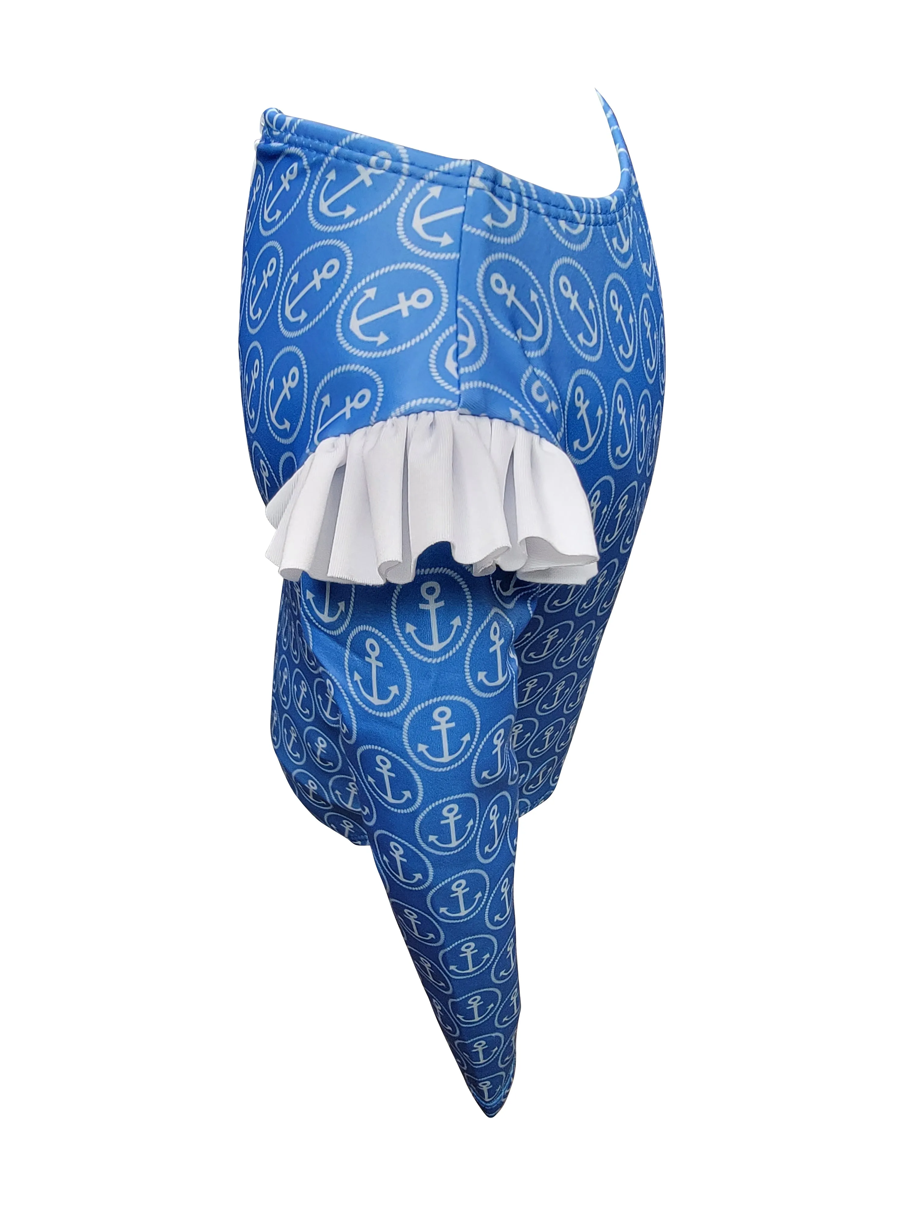 Girl's "Anchors" Print Unsuits