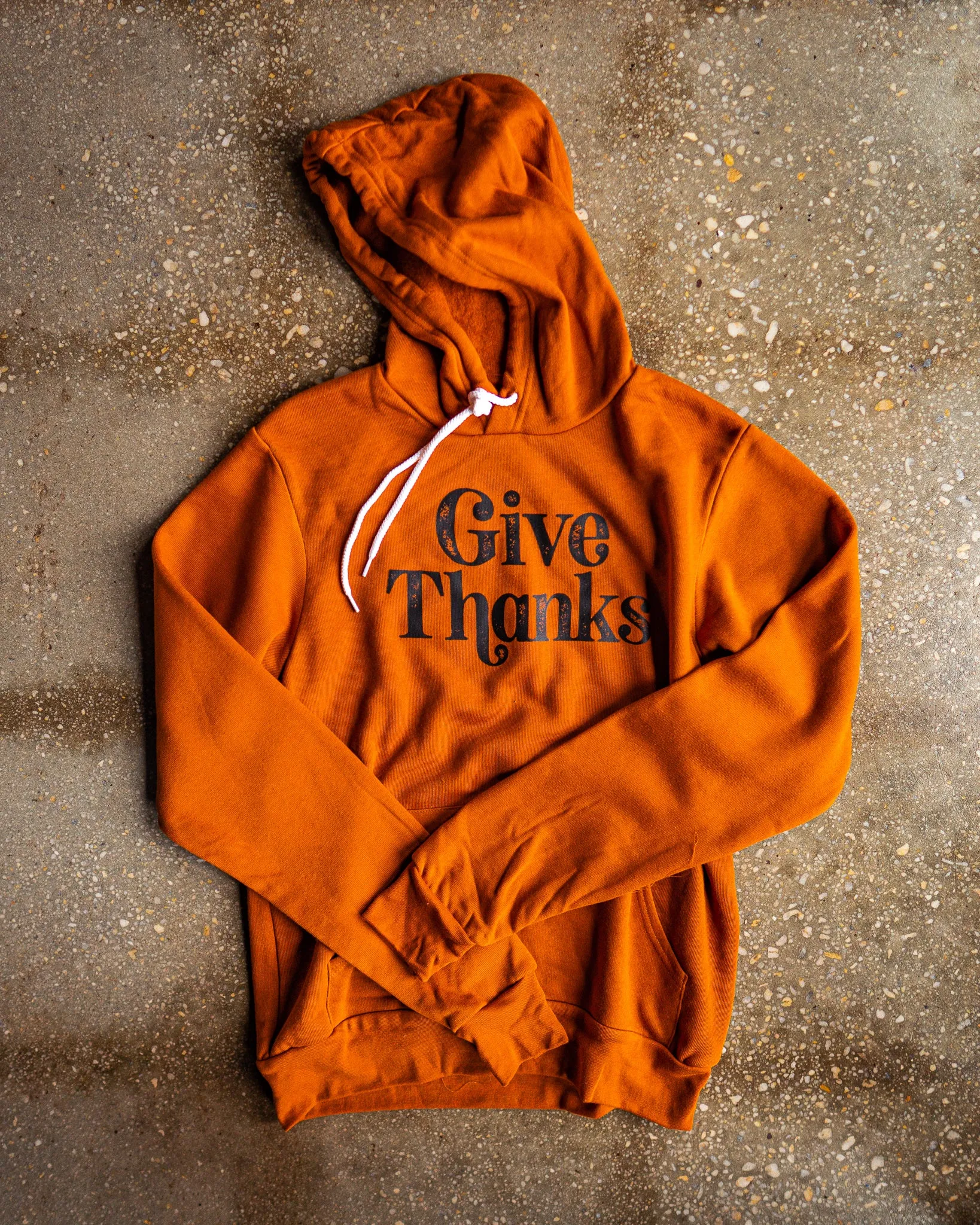 Give Thanks Adult Sponge Fleece Hoodie