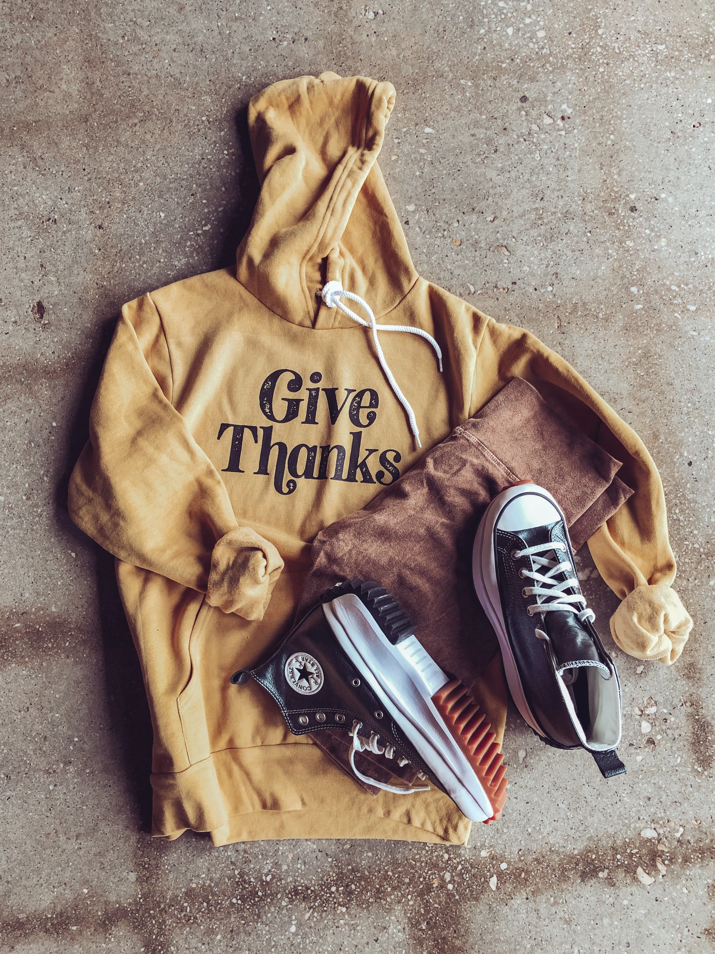 Give Thanks Adult Sponge Fleece Hoodie