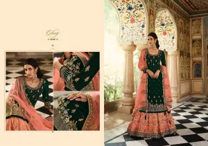 Glossy Rubaab Traditional Lehenga | Rubaab 15158