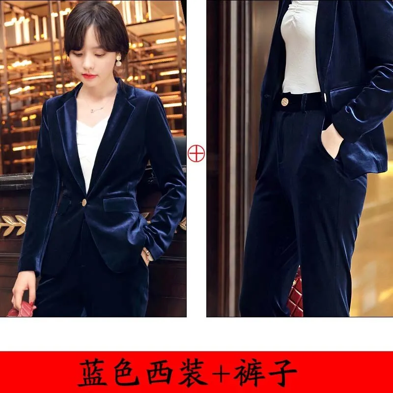 Gold Velvet Suits