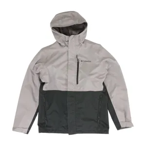 Gray Solid Rain Jacket