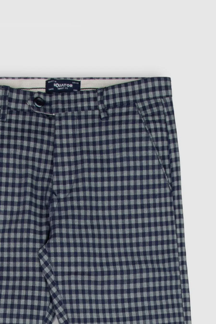 GREEN GINGHAM PANTS